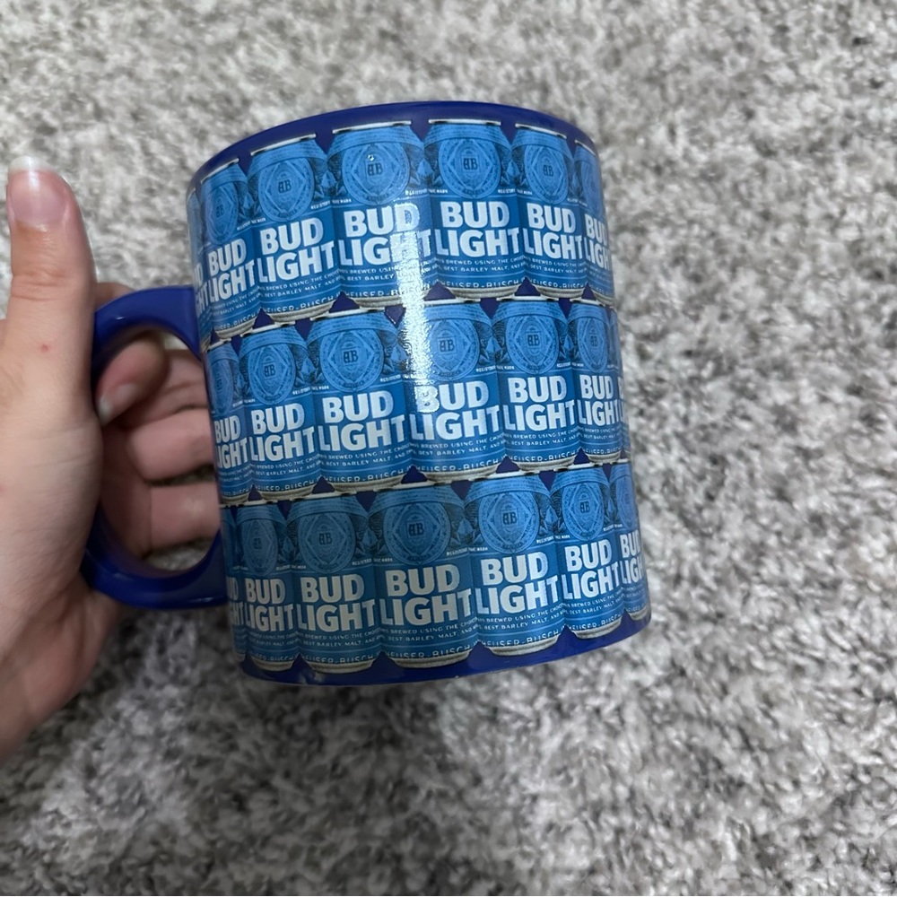 Bud Light Oversized Mug like new